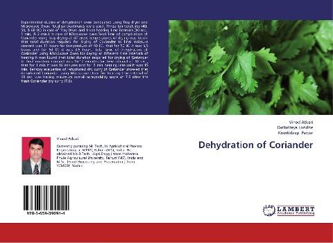 Dehydration of Coriander