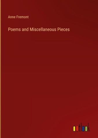Poems and Miscellaneous Pieces