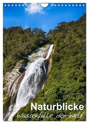 Naturblicke - Wasserfälle der Welt (Wandkalender 2026 DIN A4 hoch), CALVENDO Monatskalender