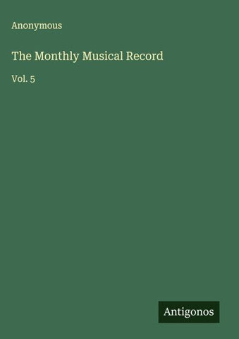 The Monthly Musical Record