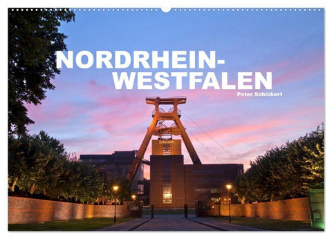 Nordrhein-Westfalen (Wandkalender 2026 DIN A2 quer), CALVENDO Monatskalender