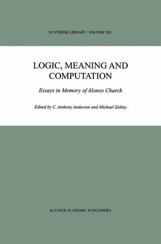 Logic, Meaning and Computation