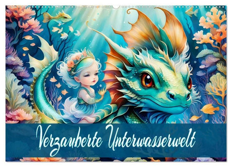 Verzauberte Unterwasserwelt (Wandkalender 2026 DIN A2 quer), CALVENDO Monatskalender
