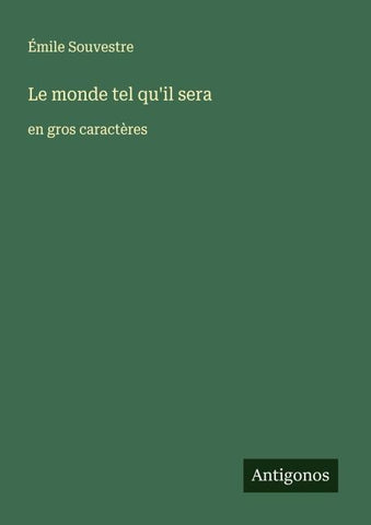 Le monde tel qu'il sera