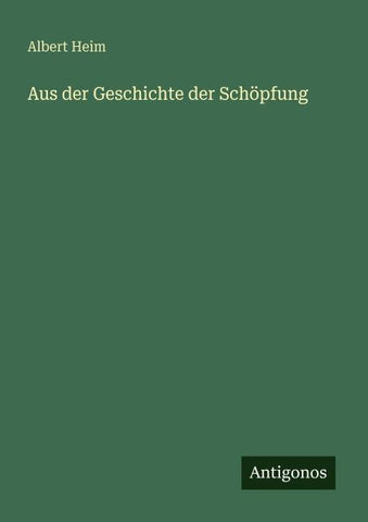 Aus der Geschichte der Schöpfung