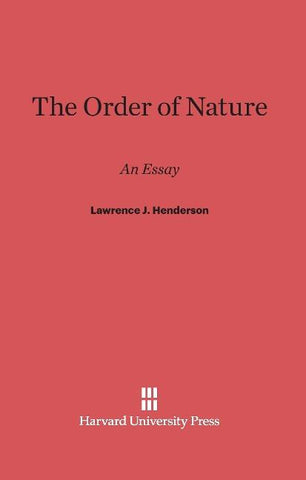 The Order of Nature