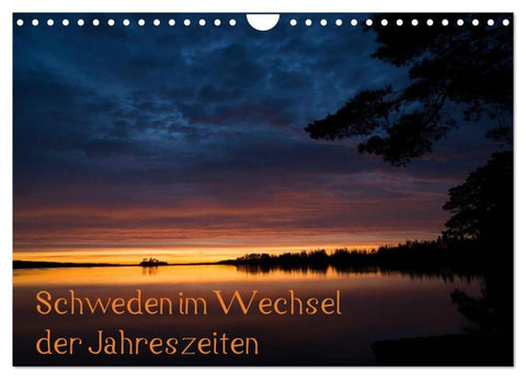 Schweden im Wechsel der Jahreszeiten (Wandkalender 2026 DIN A4 quer), CALVENDO Monatskalender