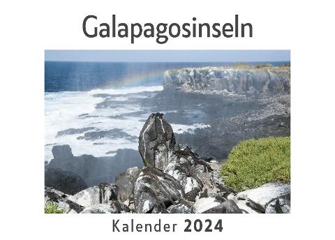 Galapagosinseln (Wandkalender 2024, Kalender DIN A4 quer, Monatskalender im Querformat mit Kalendarium, Das perfekte Geschenk)