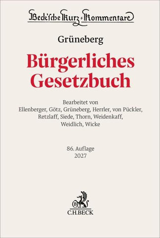 Bürgerliches Gesetzbuch. BGB