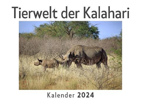 Tierwelt der Kalahari (Wandkalender 2024, Kalender DIN A4 quer, Monatskalender im Querformat mit Kalendarium, Das perfekte Geschenk)