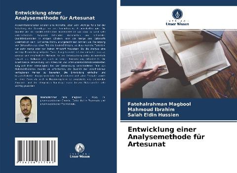 Entwicklung einer Analysemethode für Artesunat