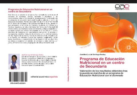 Programa de Educación Nutricional en un centro de Secundaria