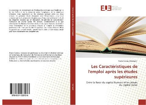Les Caractéristiques de l'emploi après les études supérieures