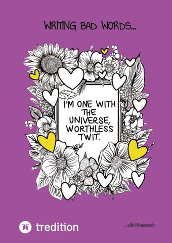 Writing bad words... coloring book for adults