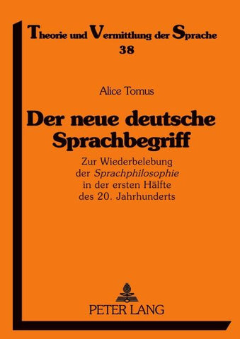 Der neue deutsche Sprachbegriff