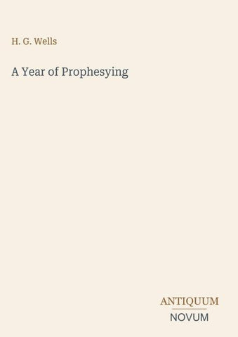A Year of Prophesying
