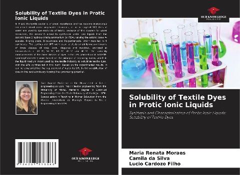 Solubility of Textile Dyes in Protic Ionic Liquids
