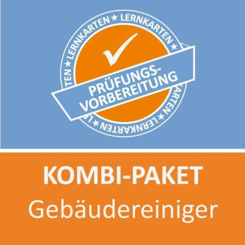 Kombi-Paket Gebäudereiniger Lernkarten