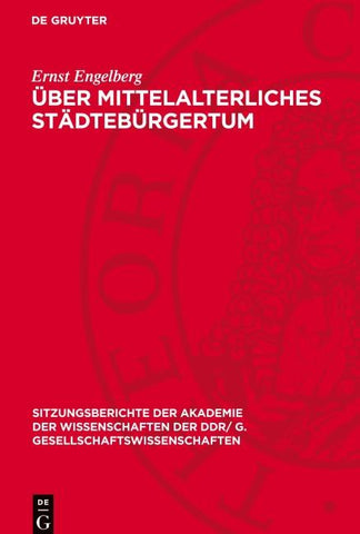 Über mittelalterliches Städtebürgertum