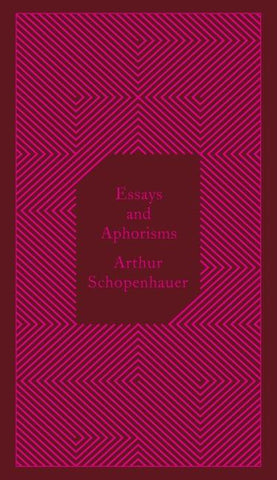 Essays and Aphorisms