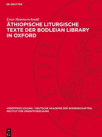 Äthiopische liturgische Texte der Bodleian Library in Oxford