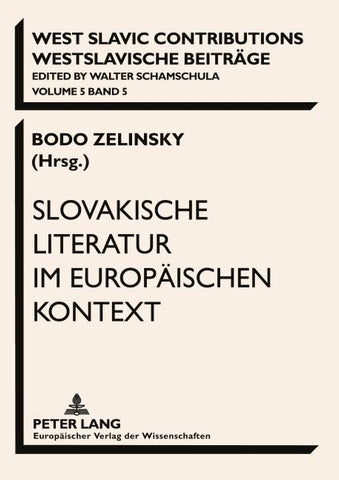 Slovakische Literatur im europäischen Kontext
