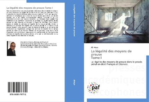 La légalité des moyens de preuve Tome I