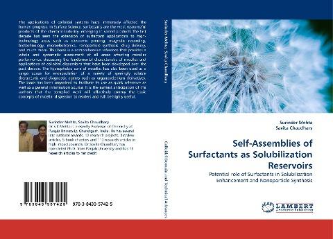 Self-Assemblies of Surfactants as Solubilization Reservoirs