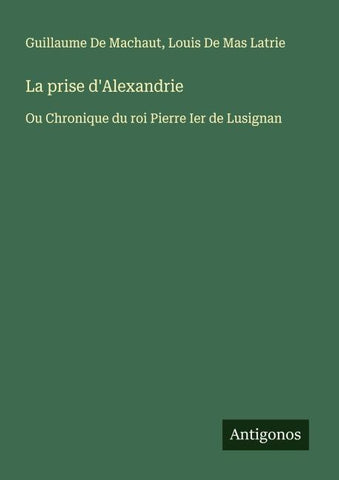 La prise d'Alexandrie