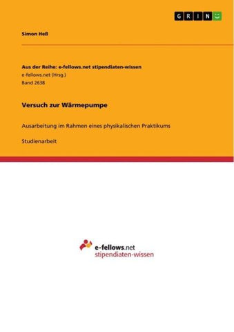 Versuch zur Wärmepumpe