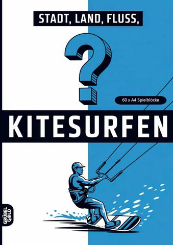 Stadt, Land, Fluss, Kitesurfen