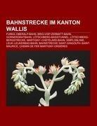 Bahnstrecke im Kanton Wallis