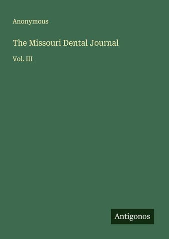 The Missouri Dental Journal