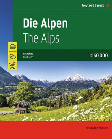 freytag & berndt Autoatlas Die Alpen 1:150.000