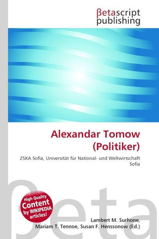 Alexandar Tomow (Politiker)