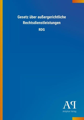 Gesetz über außergerichtliche Rechtsdienstleistungen