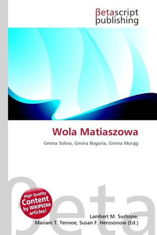 Wola Matiaszowa