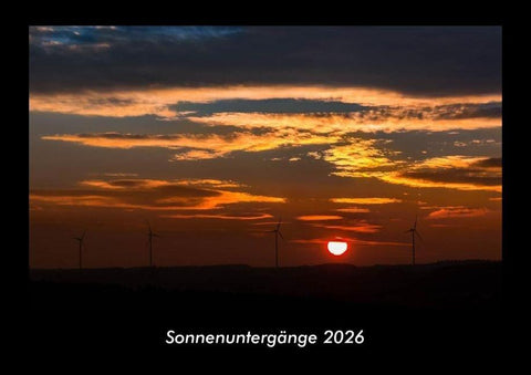 Sonnenuntergänge 2026 Fotokalender DIN A3