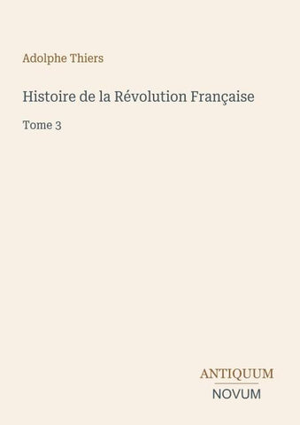 Histoire de la Révolution Française