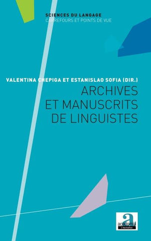 Archives et manuscrits de linguistes