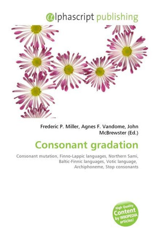 Consonant gradation