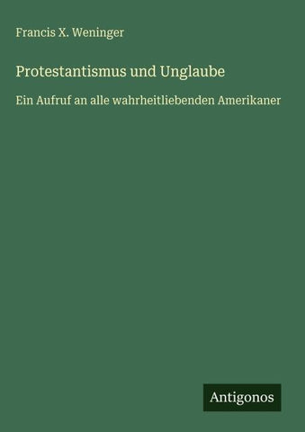 Protestantismus und Unglaube