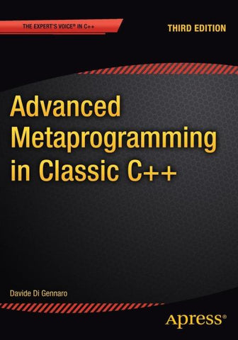 Advanced Metaprogramming in Classic C++
