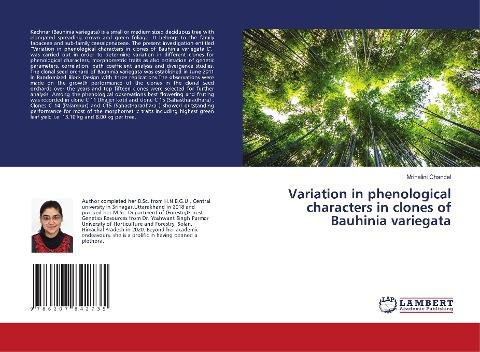 Variation in phenological characters in clones of Bauhinia variegata