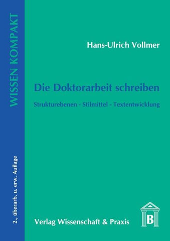 Die Doktorarbeit schreiben.
