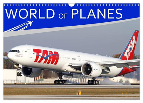 World of Planes (Wall Calendar 2026 DIN A3 landscape), CALVENDO 12 Month Wall Calendar