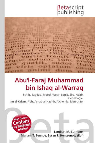 Abu'l-Faraj Muhammad bin Ishaq al-Warraq