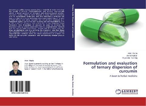 Formulation and evaluation of ternary dispersion of curcumin