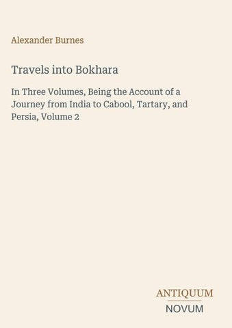 Travels into Bokhara