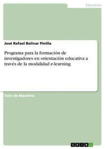 Programa para la formación de investigadores en orientación educativa a través de la modalidad e-learning